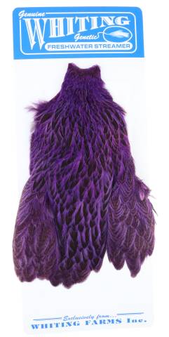 Whiting Freshwater Streamer Hen Cape Dyed Badger